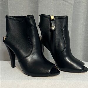 Michael Kors Black High-Heeled Ankle Boots
